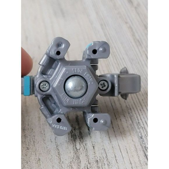 Lizard robot blue stripped Mattel rollerball 2015 toy figure - Picture 4 of 5